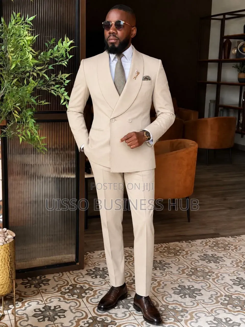 Cream Classic Suits