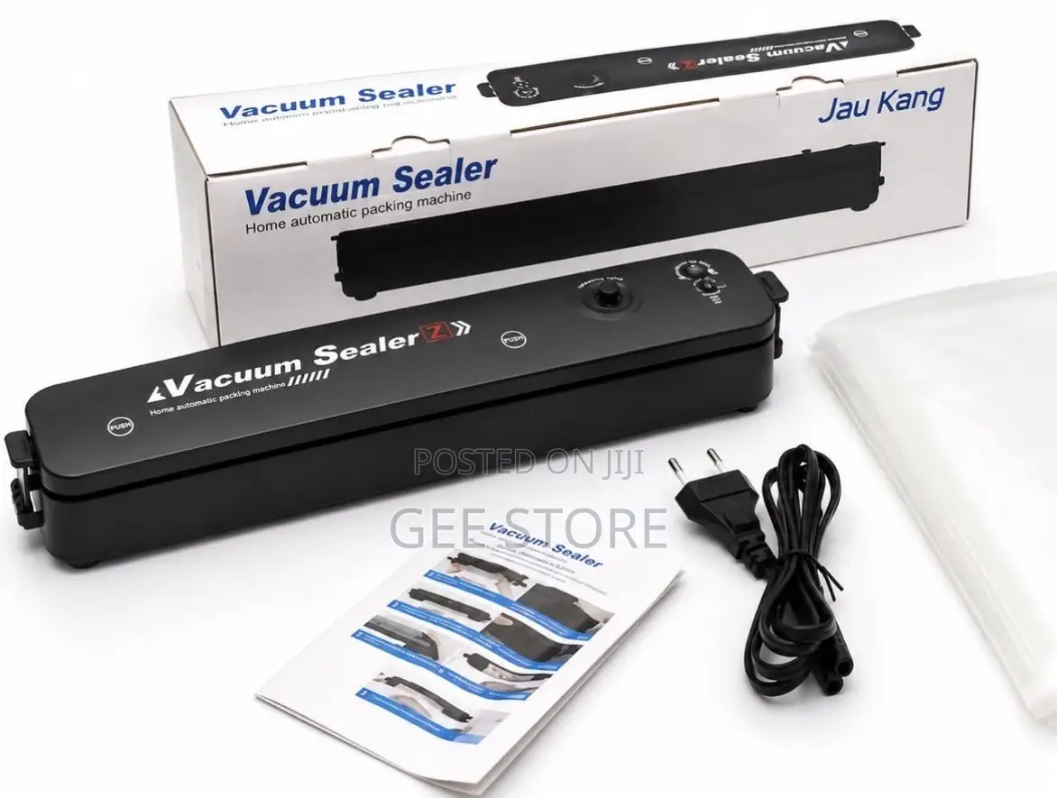 Black Household Automatic Vacuum Sealer Machine