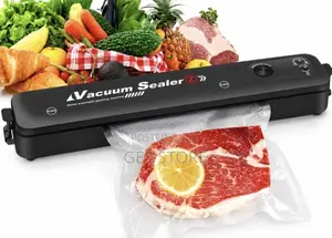 Black Household Automatic Vacuum Sealer Machine