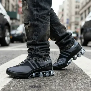 Men's Sneakers Adidas Material Canvas Leather