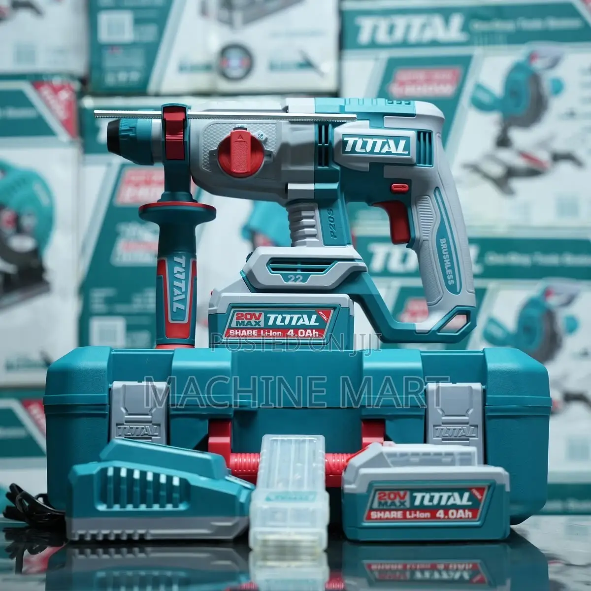 Rotarty Hammer Cordless 20v Total