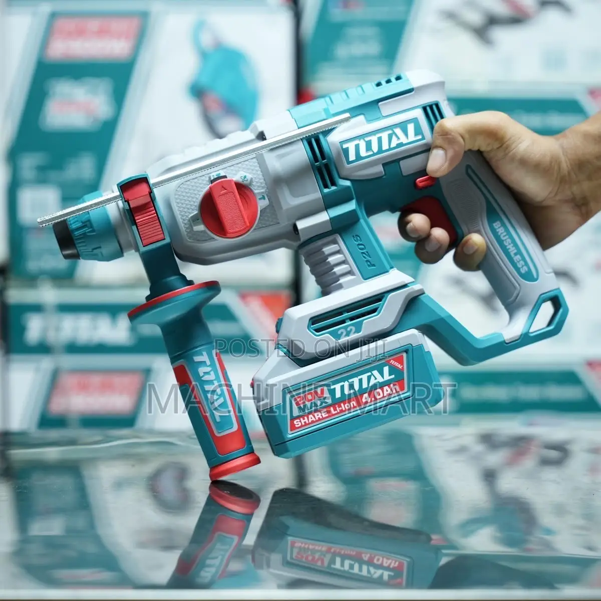 Rotarty Hammer Cordless 20v Total