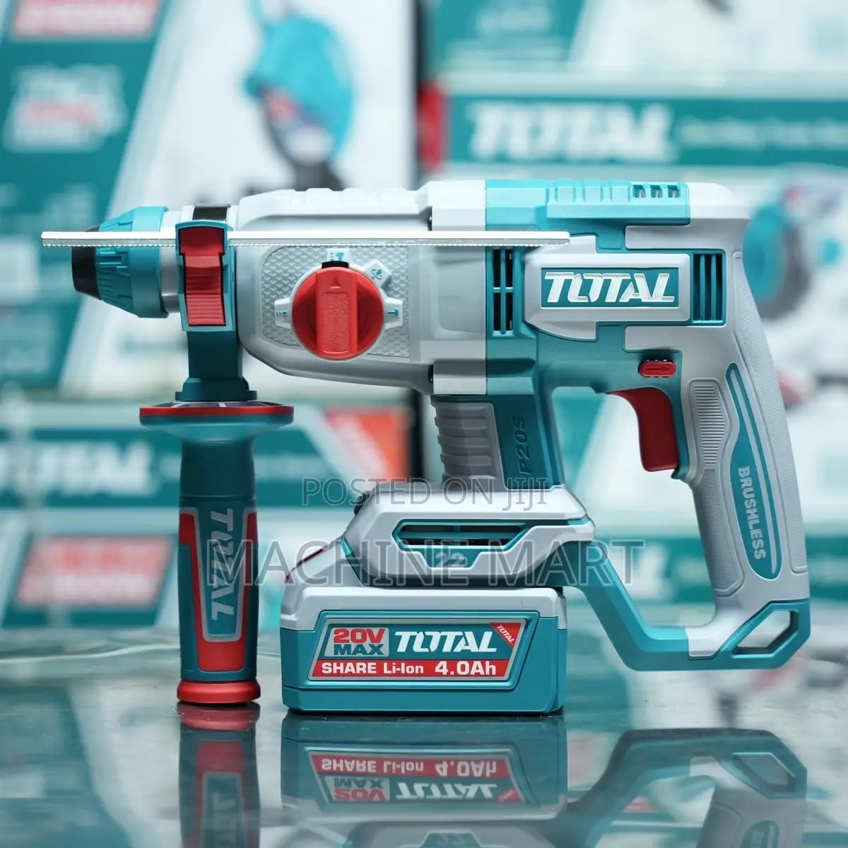 Rotarty Hammer Cordless 20v Total