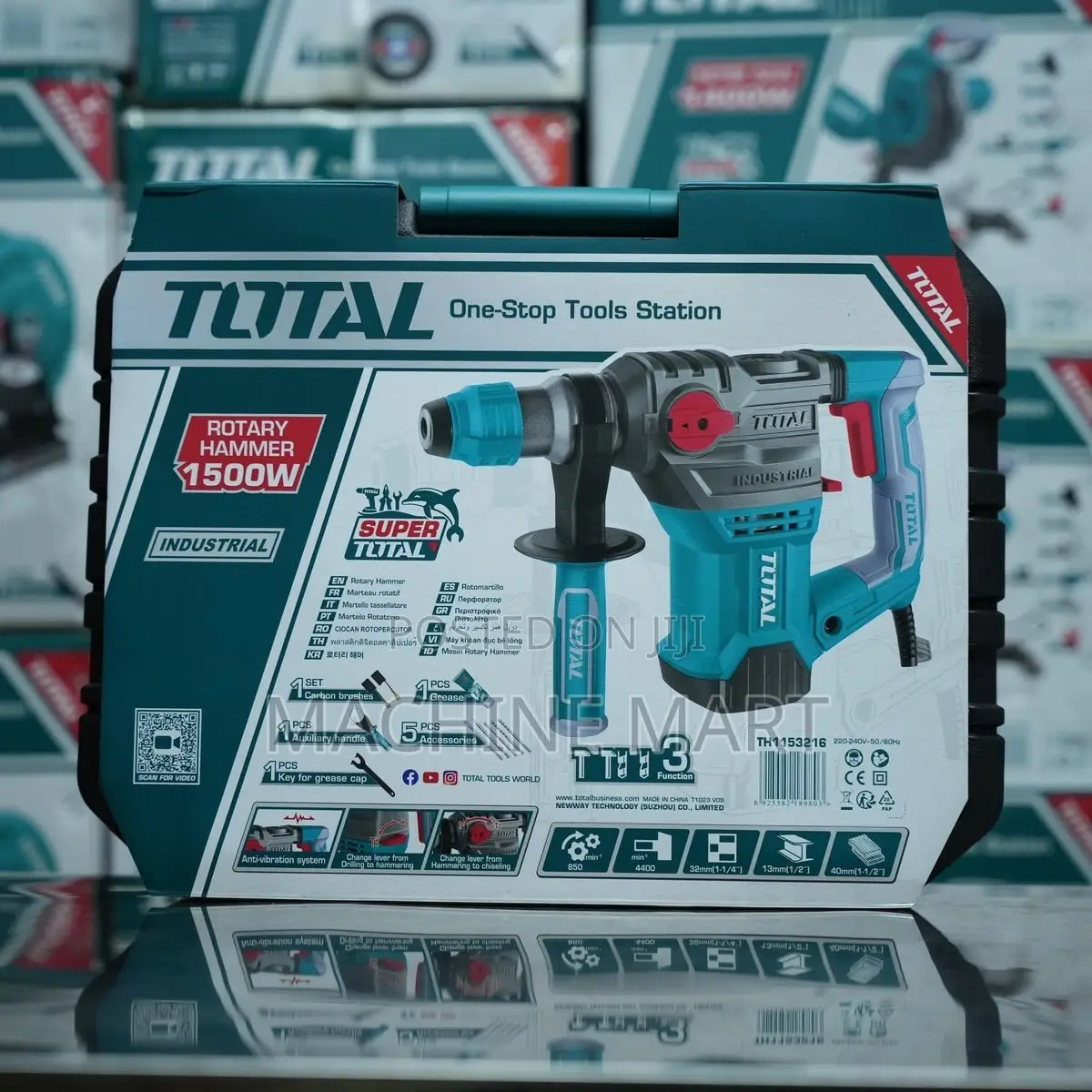 Rotary Hammer 1500w Total
