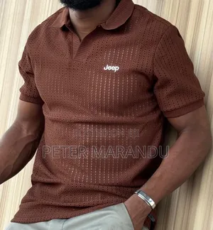 Premium Men's Jeep Knit Polo Shirts - Trendy Casual Wear