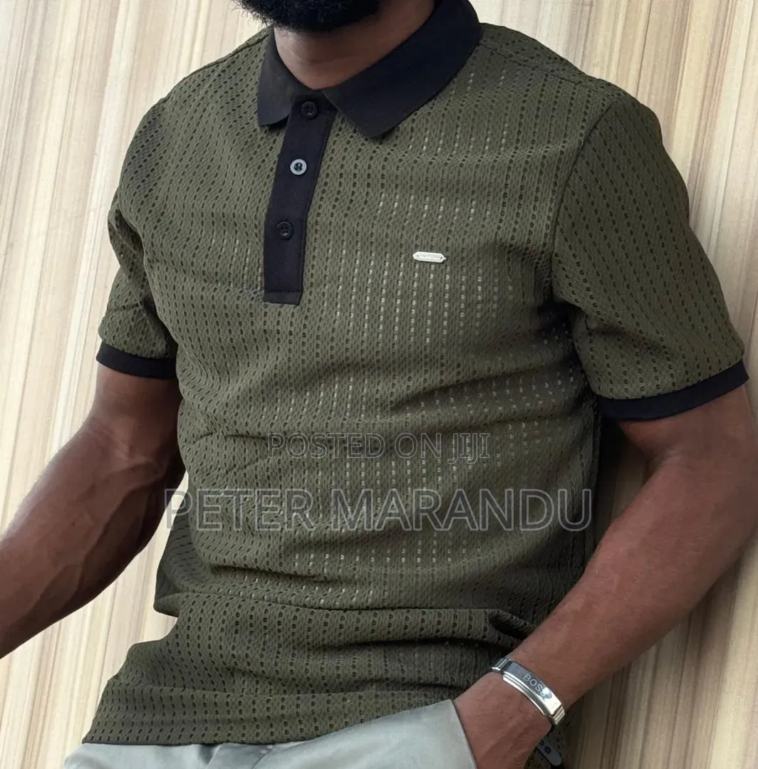 Premium Men's Jeep Knit Polo Shirts - Trendy Casual Wear