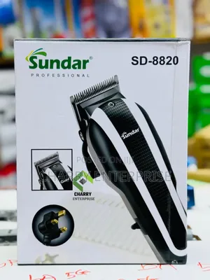 SUNDAR Professional Hair Clipper Wired Mashine Ya Kunyolea Ya Waya