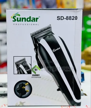 SUNDAR Professional Hair Clipper Wired Mashine Ya Kunyolea Ya Waya