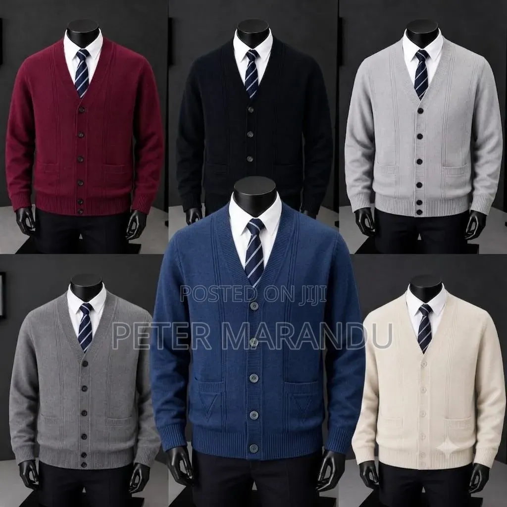 Premium Men's Knitted Cardigan Sweaters