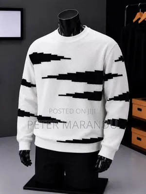 Masweta Ya Kiume Ya Kisasa (Crewneck Knitwear)