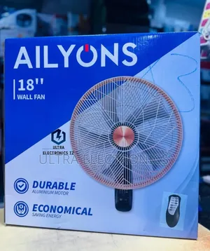Best Design AILYONS Wall Fan With 18 Inch