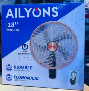 Best Design AILYONS Wall Fan With 18 Inch