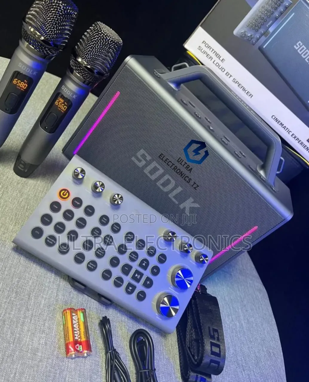 SODLK S1116 Portable Super Loud Bluetooth Speaker With 2 Mics 200 W