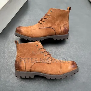 Premium Quality Men's Timberland Leather Boots)