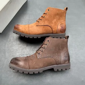 Premium Quality Men's Timberland Leather Boots)