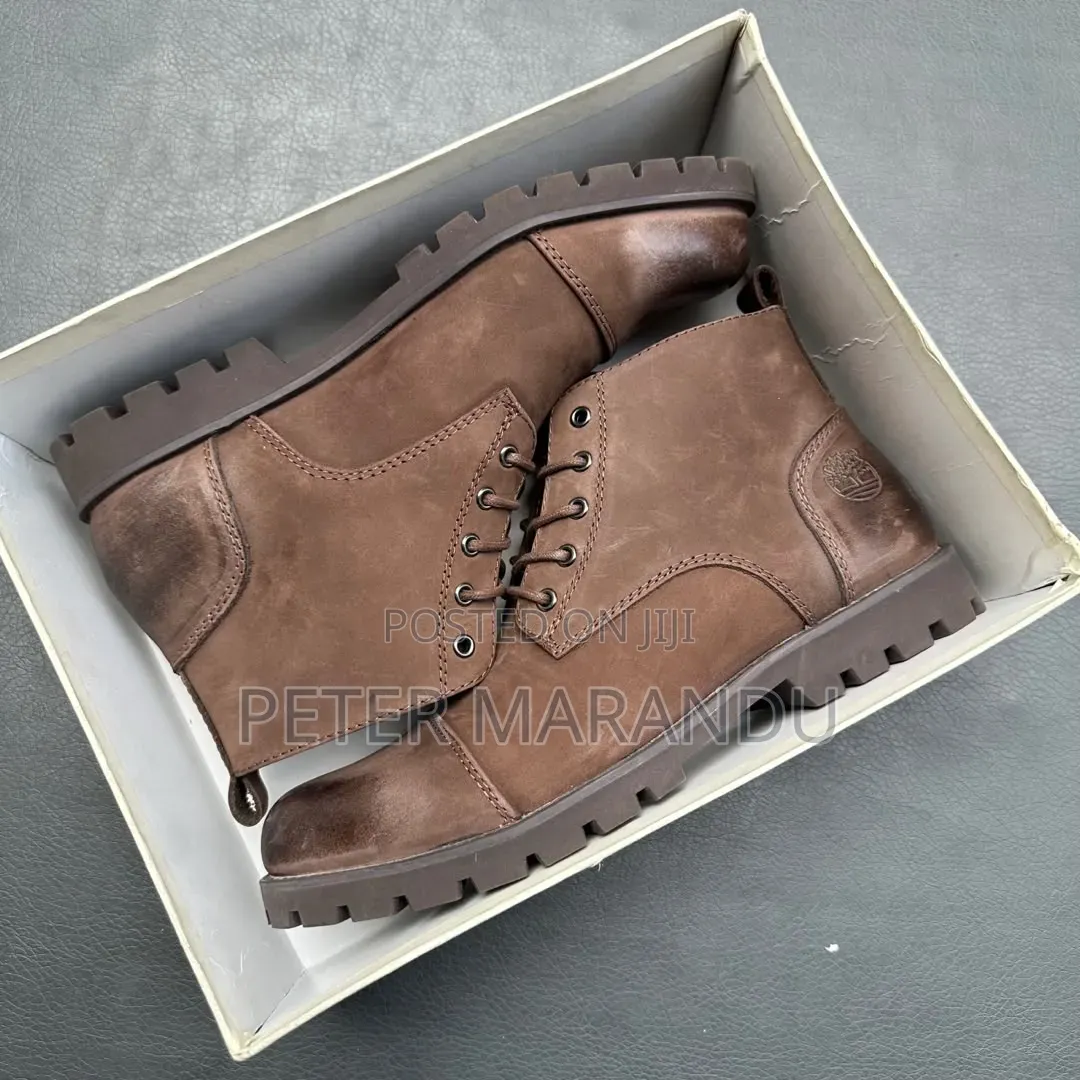 Premium Quality Men's Timberland Leather Boots)