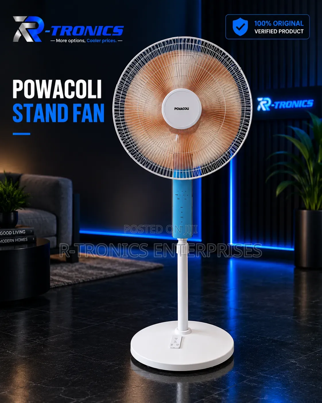 18inch Poacoli Standing Fan With Remote