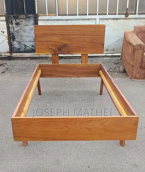 Kitanda Mbao Ngumu Na Godoro 3/6 Inch 8 Sleep Comfortable