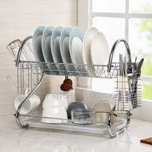 *# 2-Layers Stainless Steel Dish Drainer*