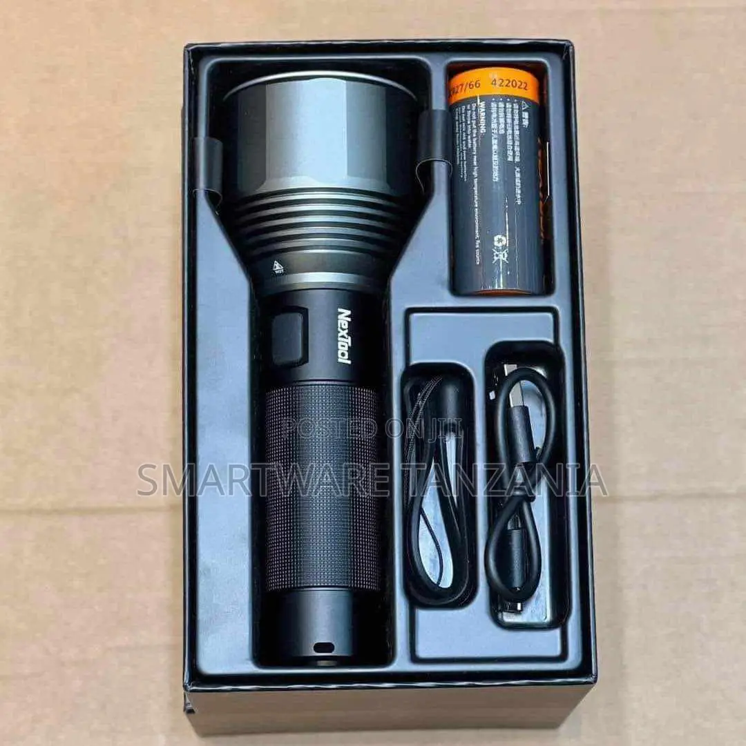 NexTool Rechargeable LED Flashlight With 26650 Battery and USB Cable