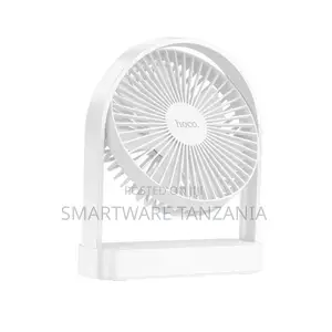 Hoco HX65 Ultra-Thin Desktop Fan, 2500mAh Battery, Quiet Operation