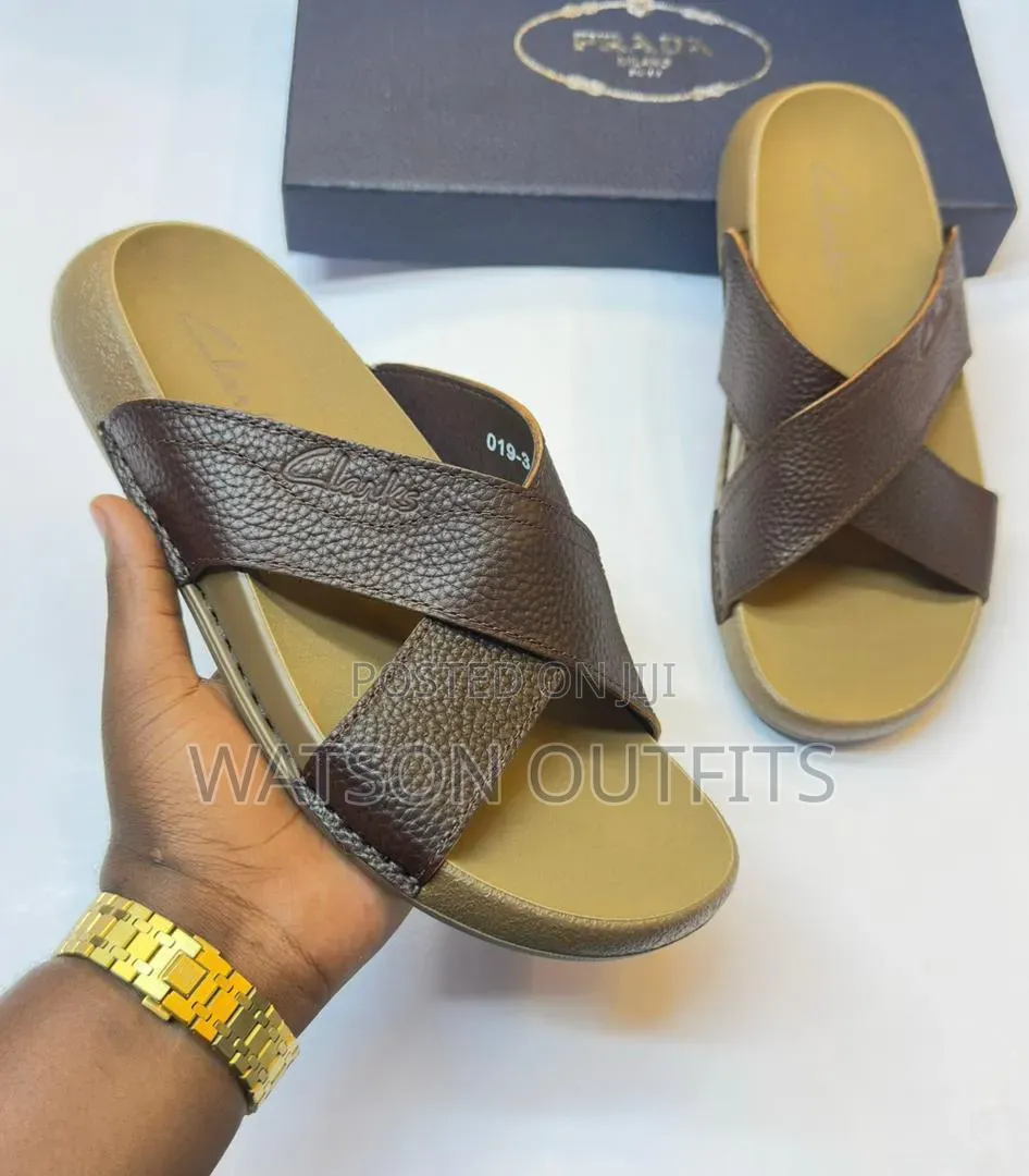 2 Colours Multiple Designs Men's Leather Shoes or Sandals