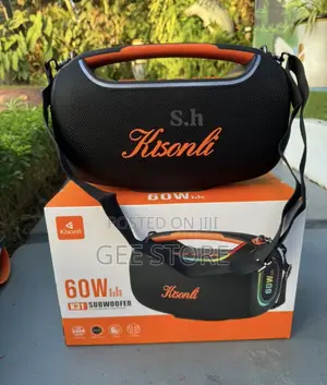 Kisonli 60W Portable Wireless Subwoofer Speaker
