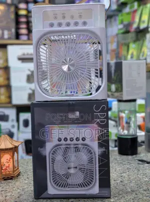 Portable 3-in-1 Mini Air Cooler and Spray Fan