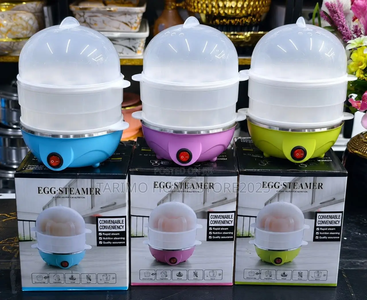 Double Layer Eggs Boiler/Steamer* Inachemsha Mayai