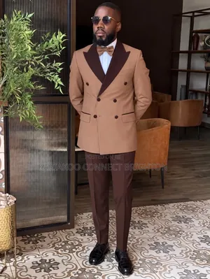 Tan Brown 2 Tone Suit