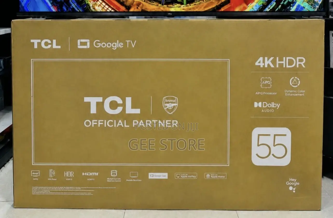 A 55-Inch TCL HDR Google Smart TV