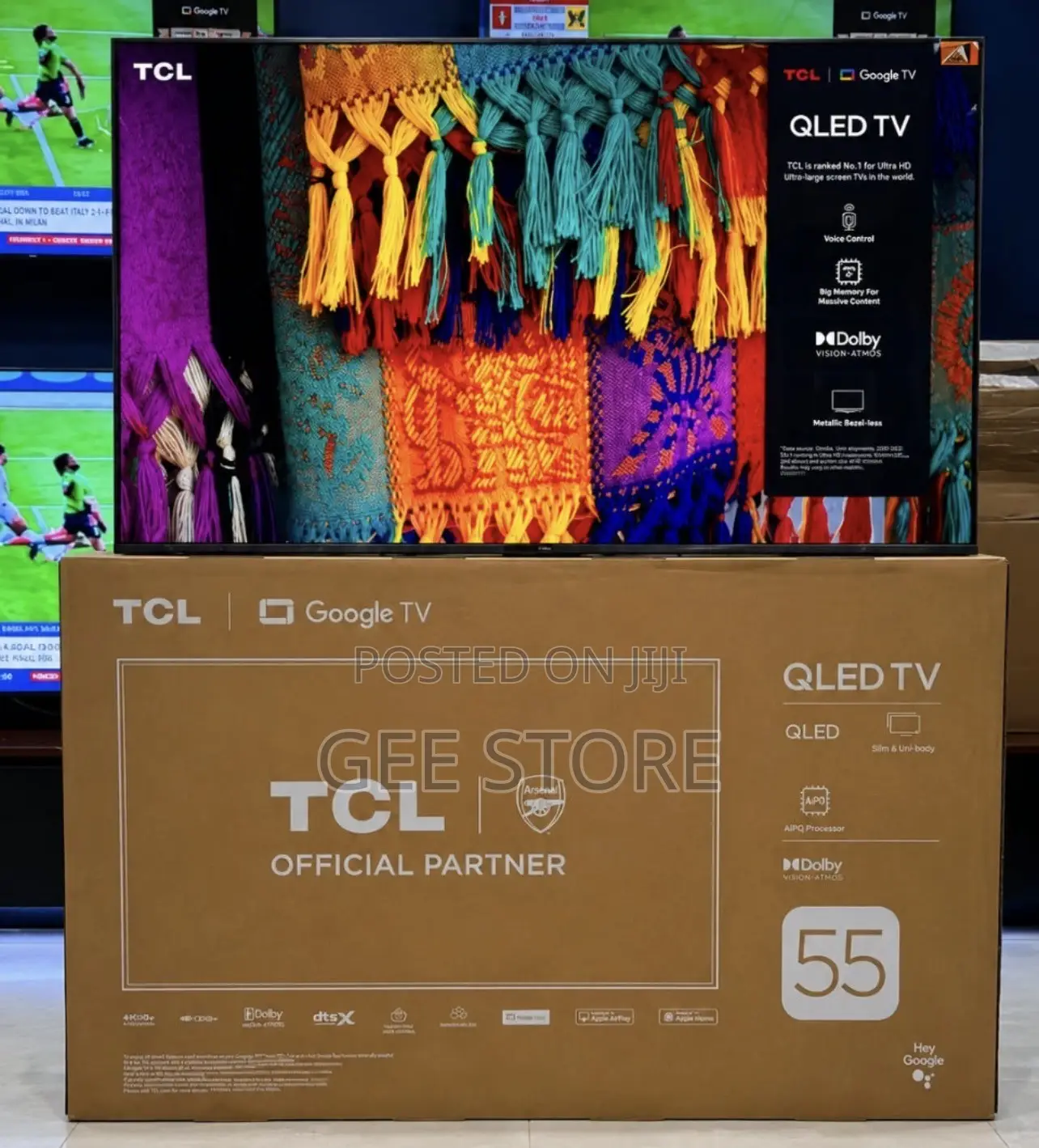 TCL 55-Inch Qled Ultra Hd Google TV
