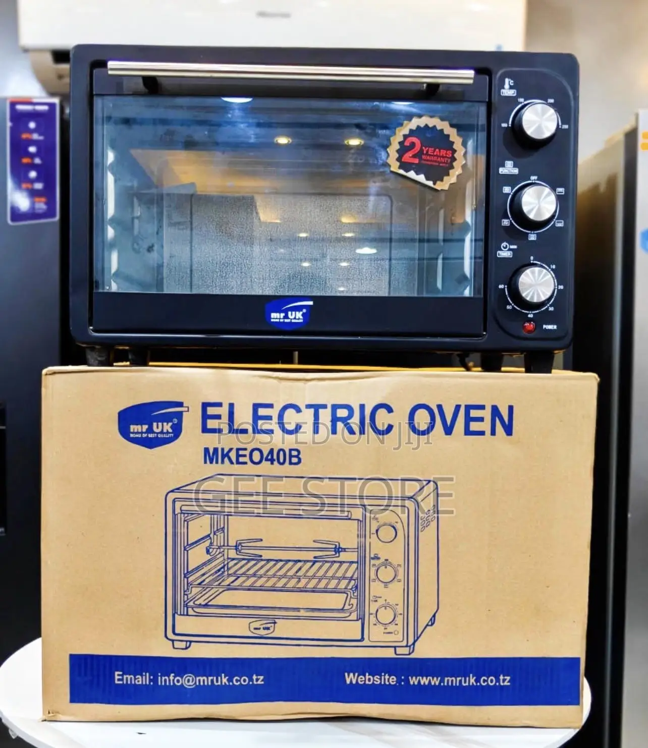 Mr. UK MKEO40B 40-Liter Electric Oven