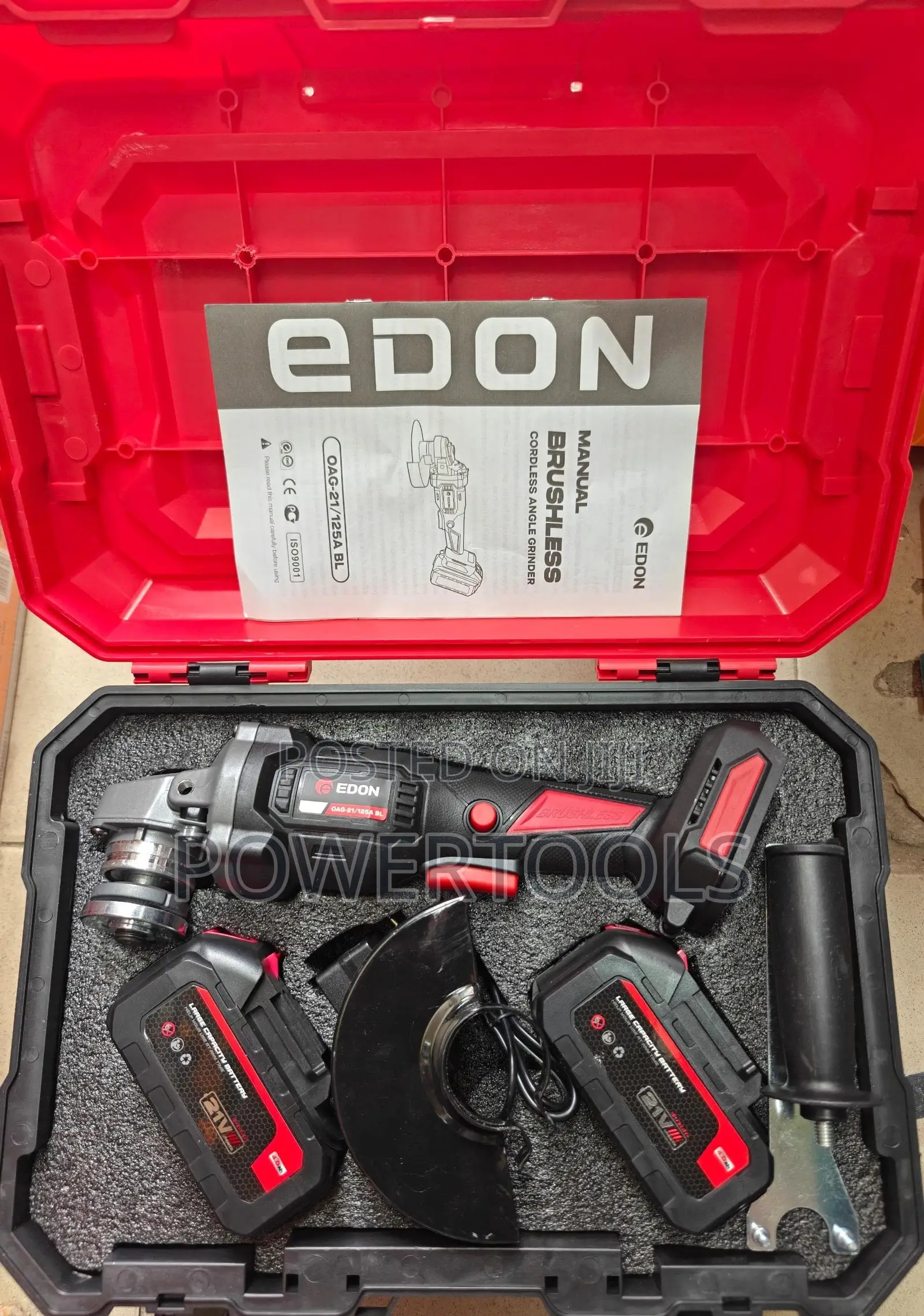 Cordless Angle Grinder 21V