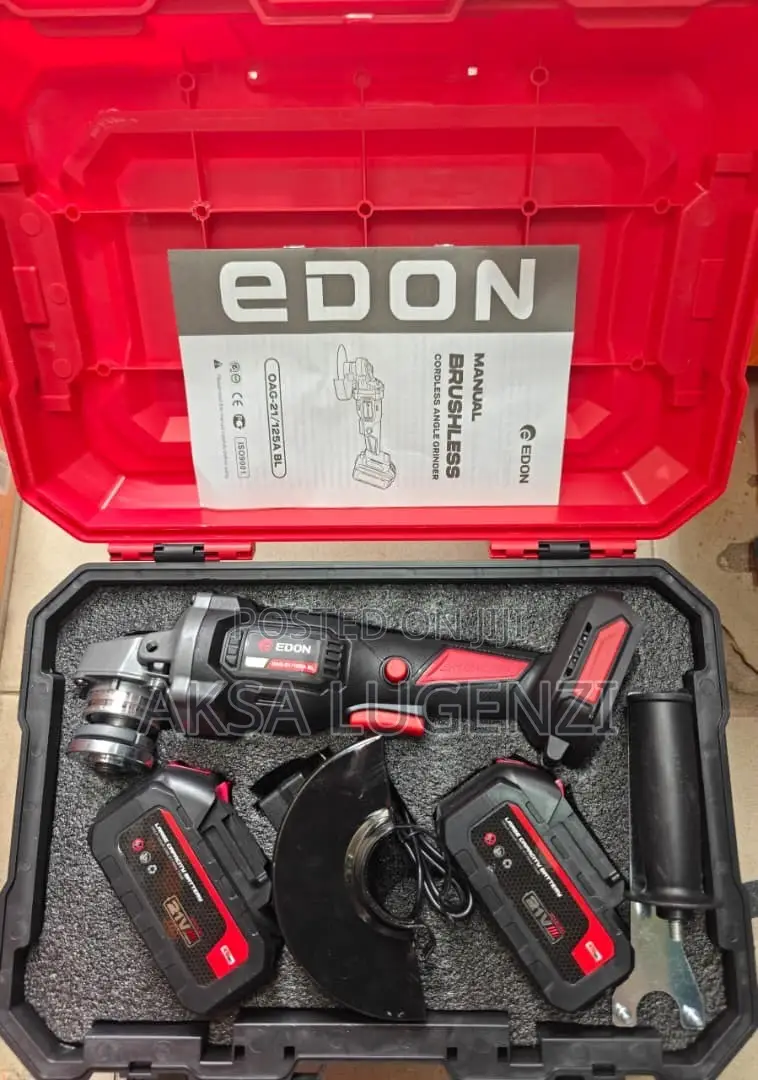 *Cordless Angle Grinder Edon*  5"