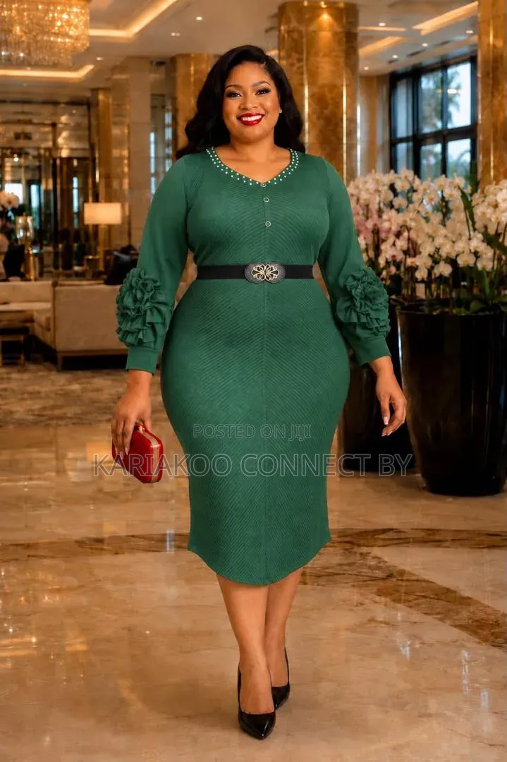 Elegant Ladies’ Bodycon Flared Midi Dress Collection
