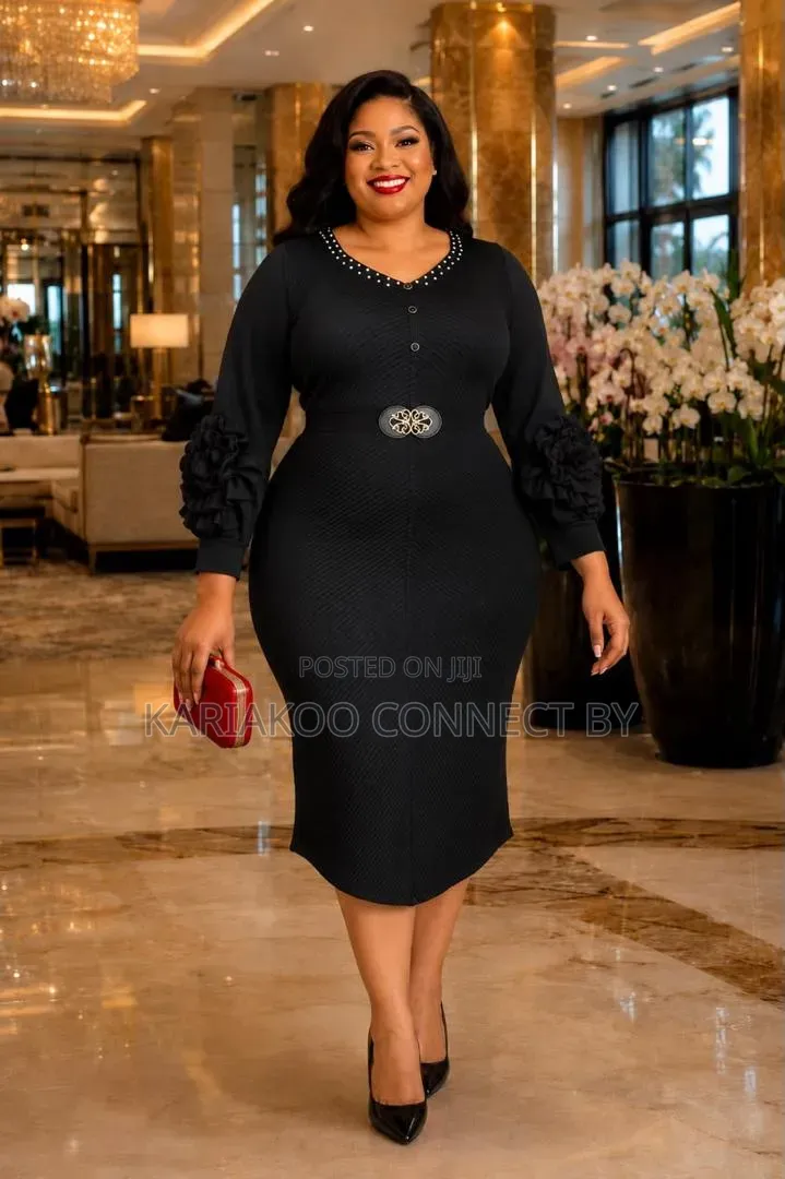 Elegant Ladies’ Bodycon Flared Midi Dress Collection