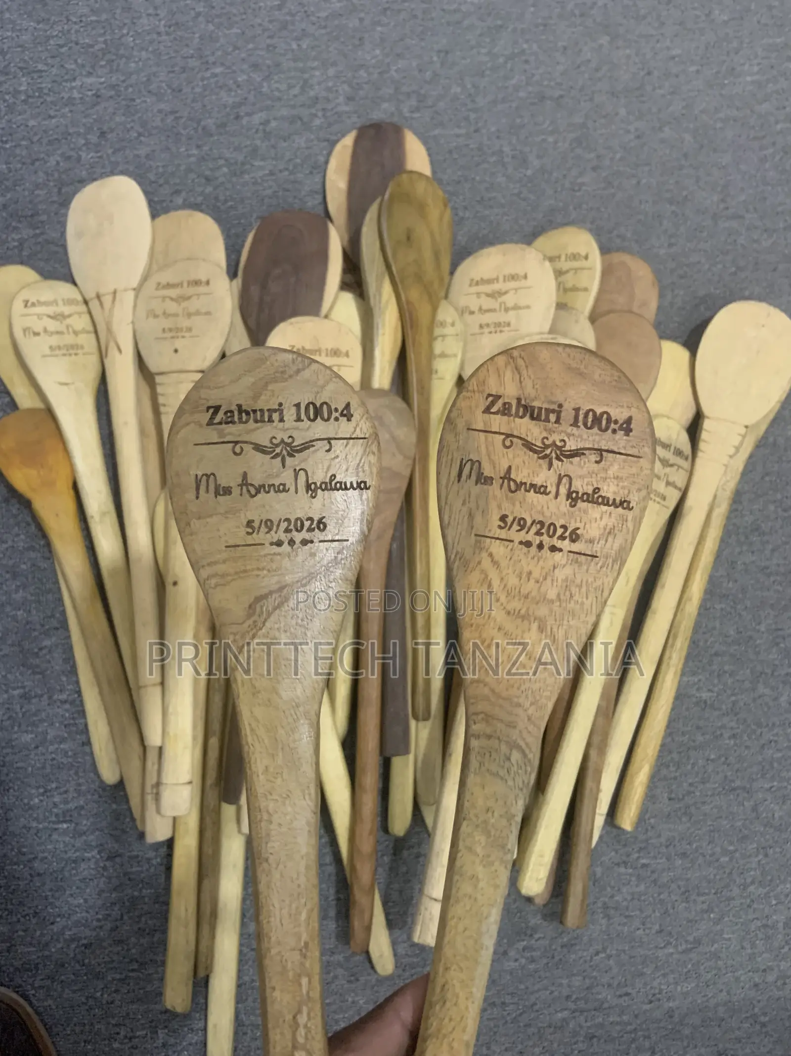Engraved Wooden Spoon