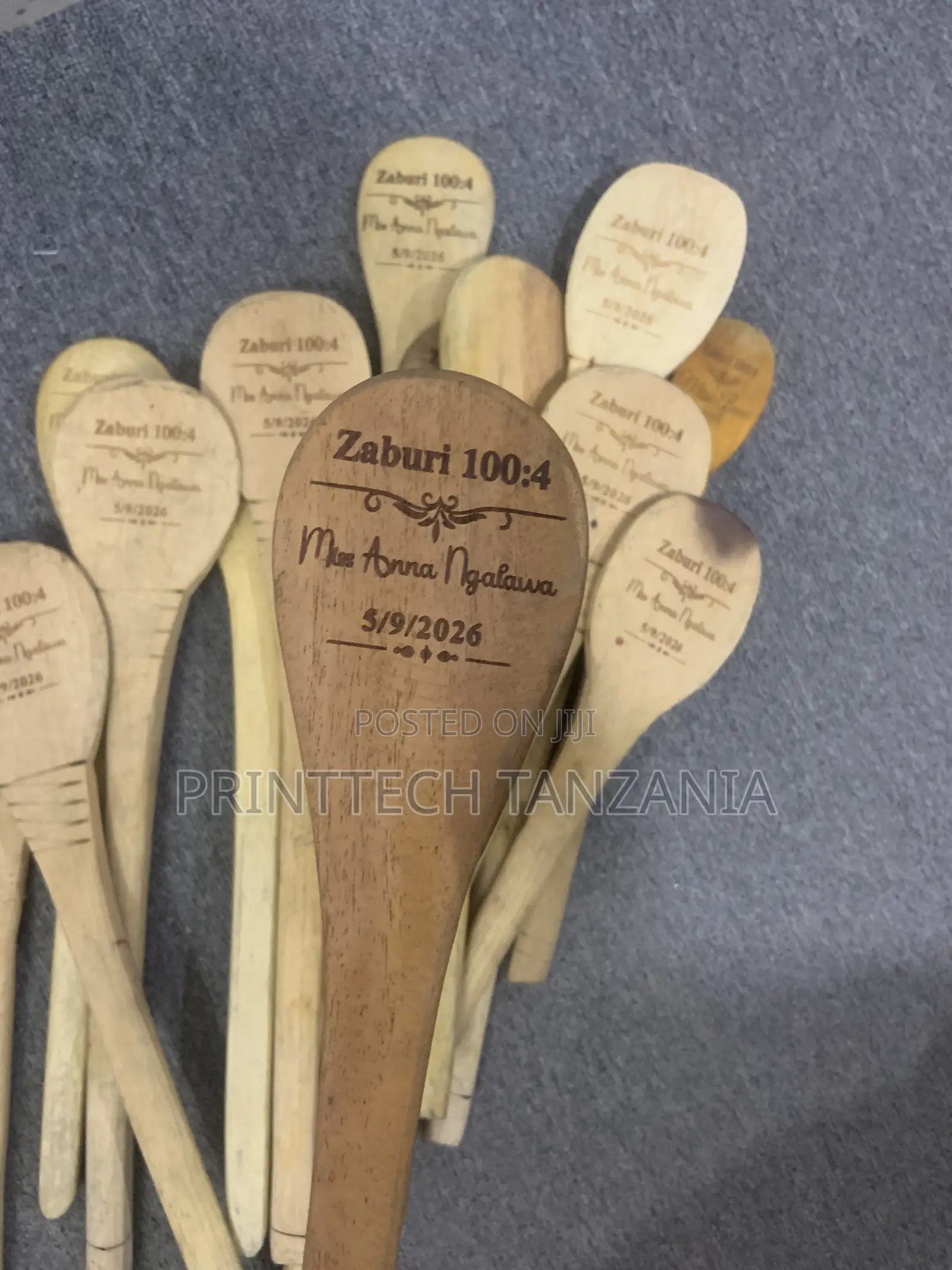 Engraved Wooden Spoon