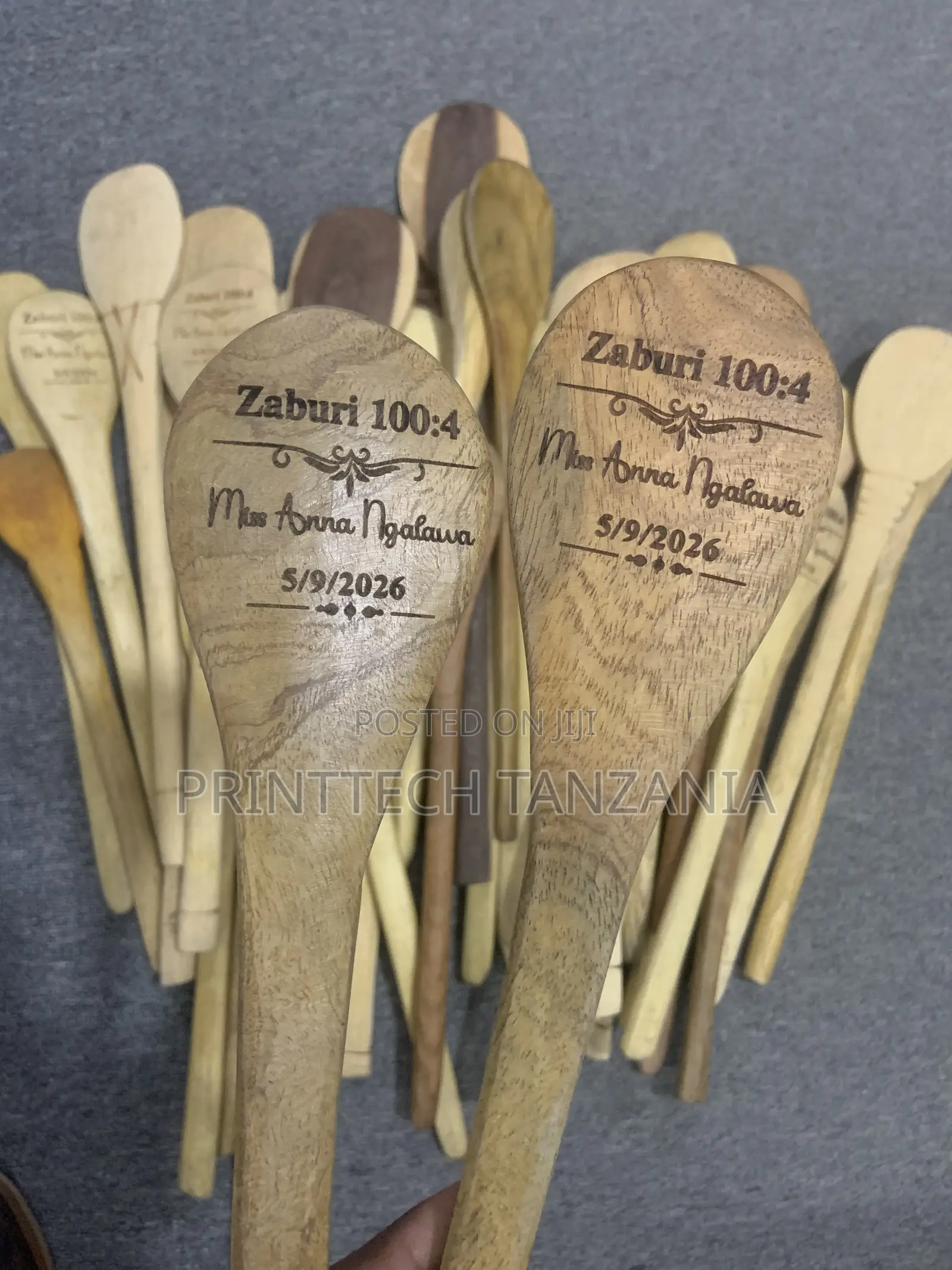 Engraved Wooden Spoon