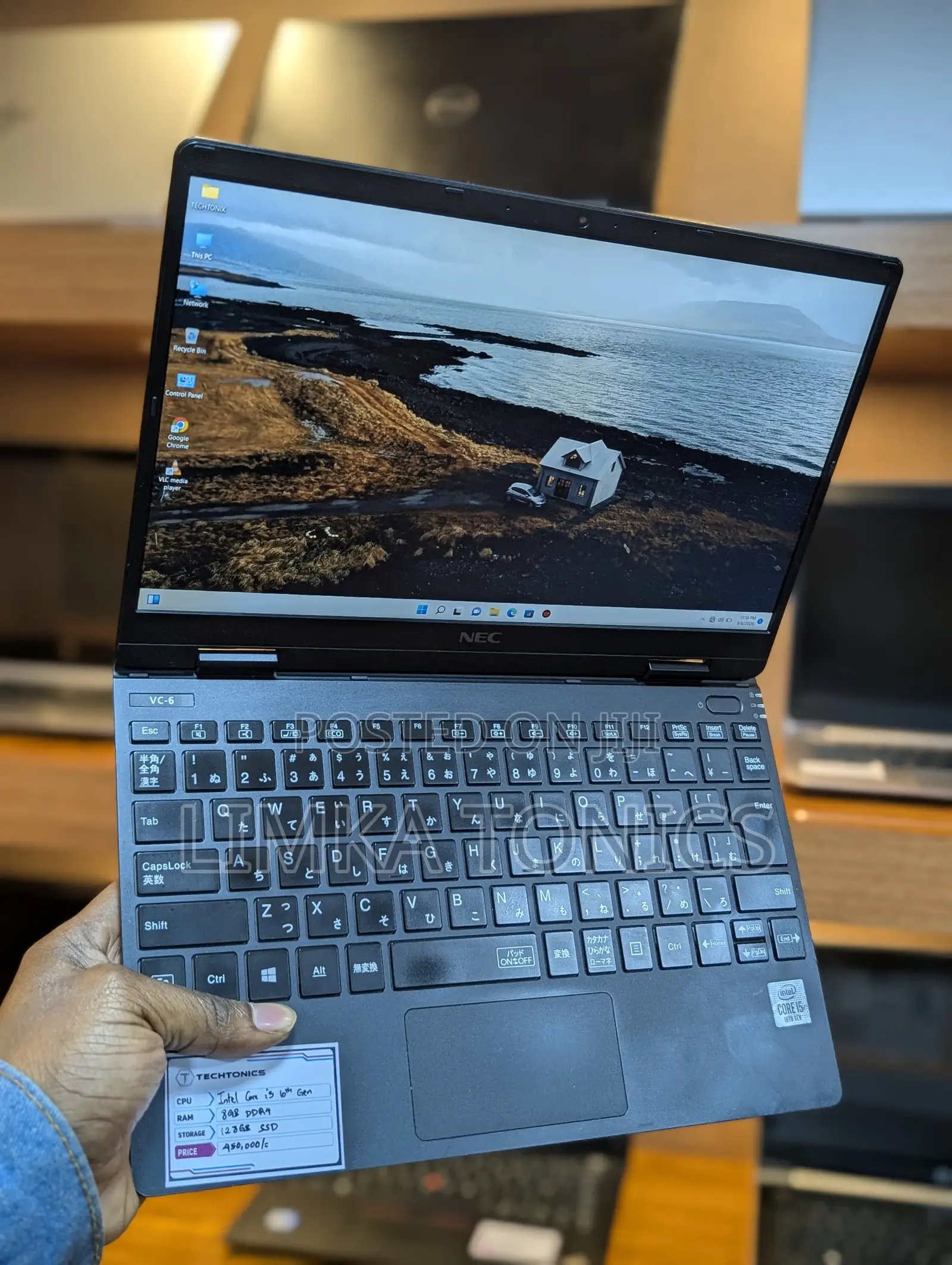 New Laptop NEC 8GB Intel Core i5 SSD 128GB