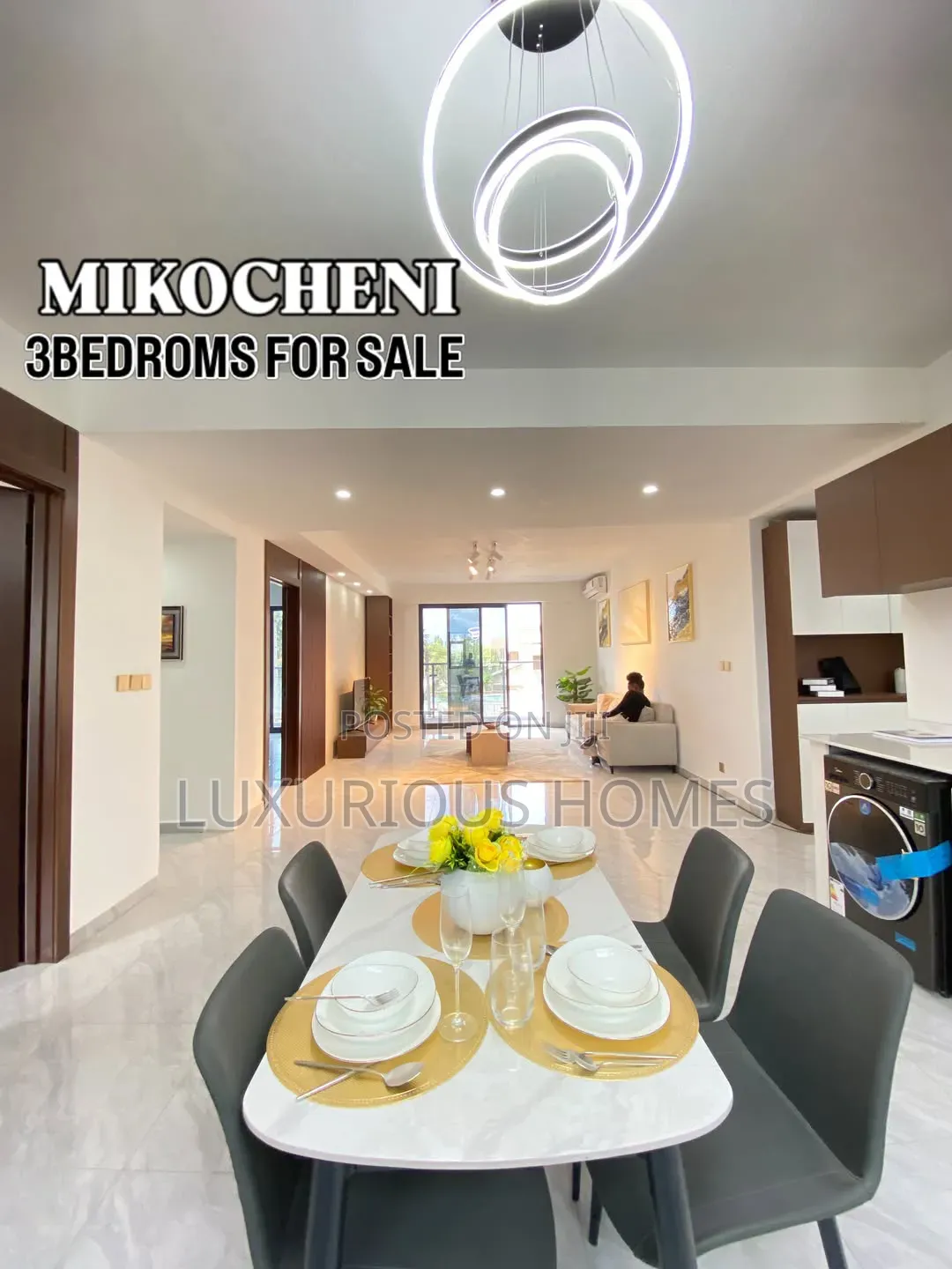 Furnished 3bdrm Apartment in Mikocheni for sale