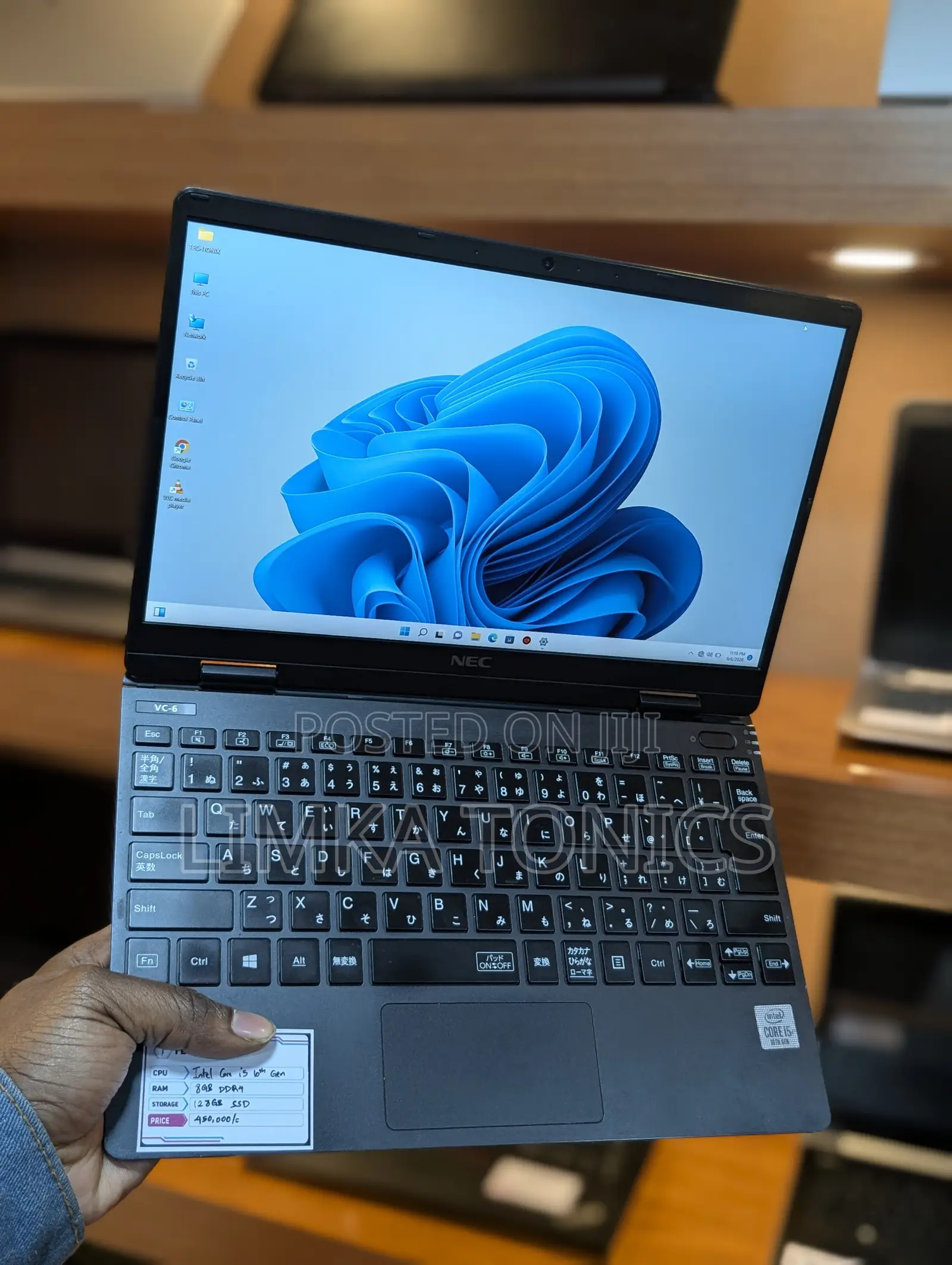 New Laptop NEC 8GB Intel Core i5 SSD 128GB