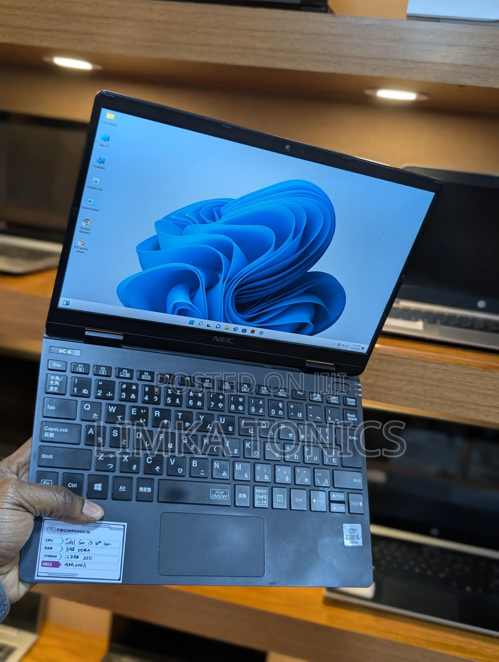 New Laptop NEC 8GB Intel Core i5 SSD 128GB