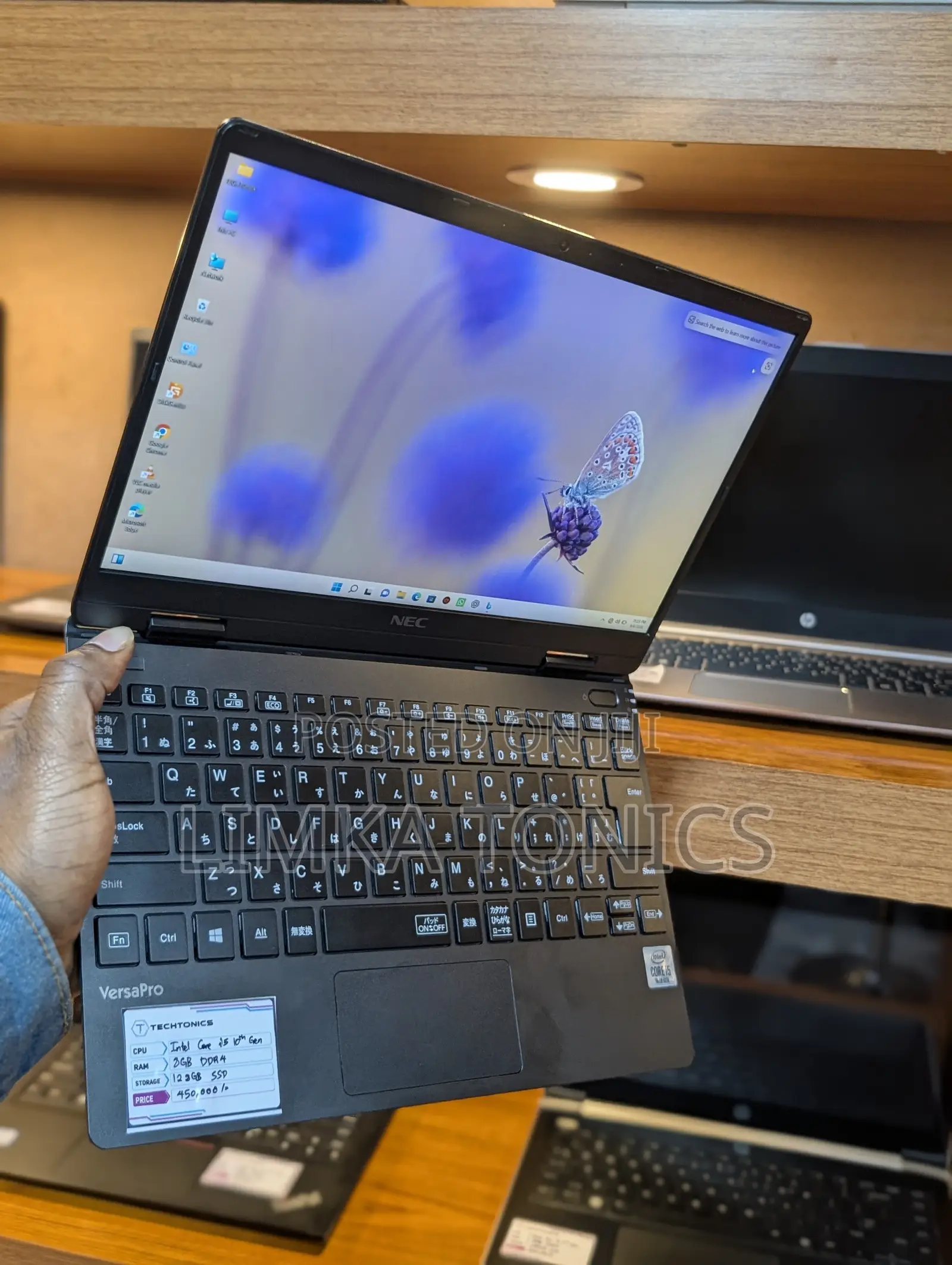New Laptop NEC 8GB Intel Core i5 SSD 128GB