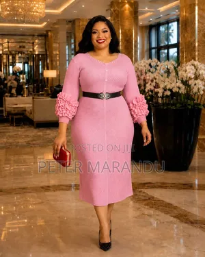 Pearl Neck Ruffle Sleeves)