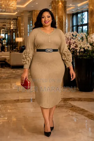 Pearl Neck Ruffle Sleeves)