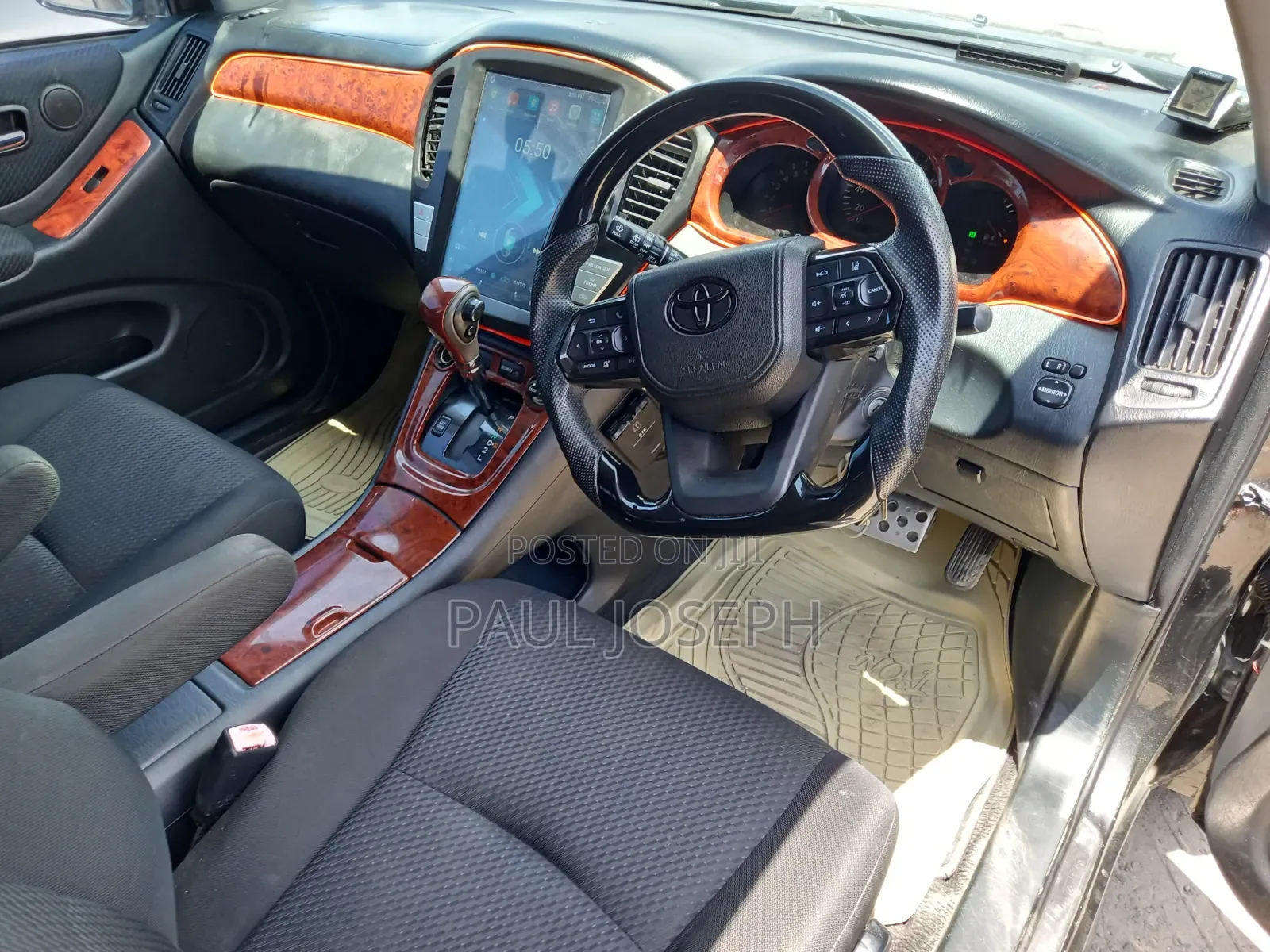 Toyota Kluger 2007 Black