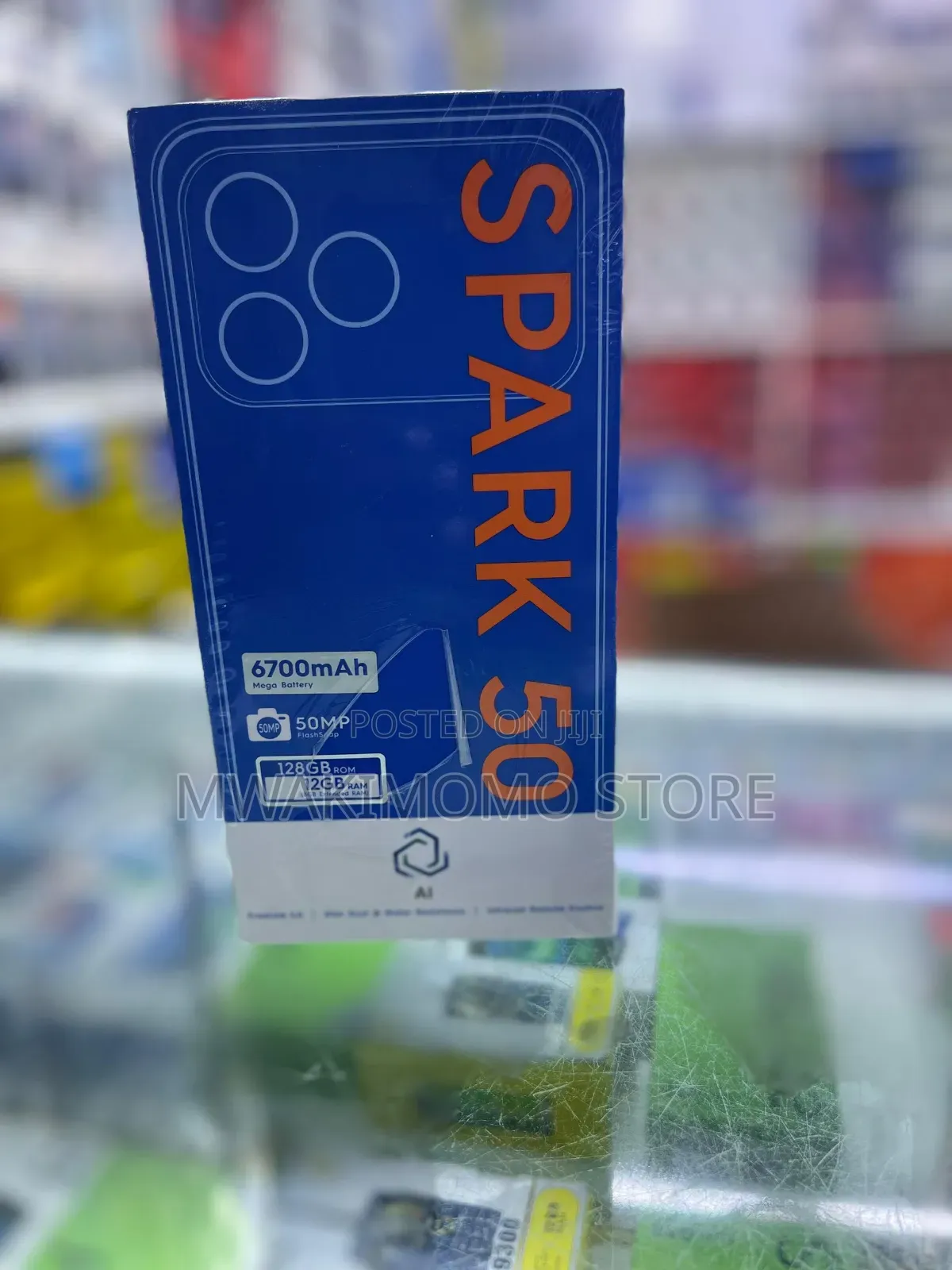 New Tecno Spark 50 128 GB Gray