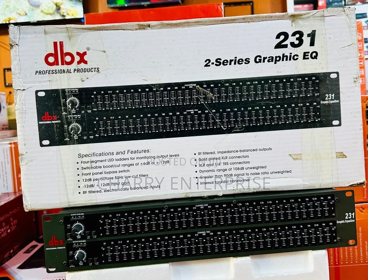 *DBX 234Xl CrossOver and Equalizer Single and Double